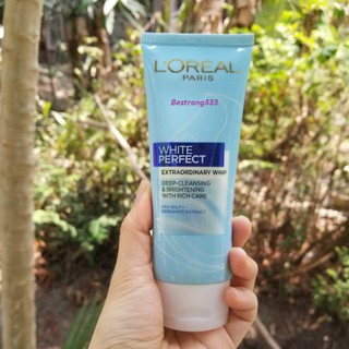 Sữa Rửa Mặt L'Oreal Tạo Bọt Siêu Mịn White Perfect Whip 100ml