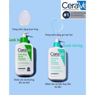Sữa rửa mặt CeraVe Pháp (đủ màu, đủ size)