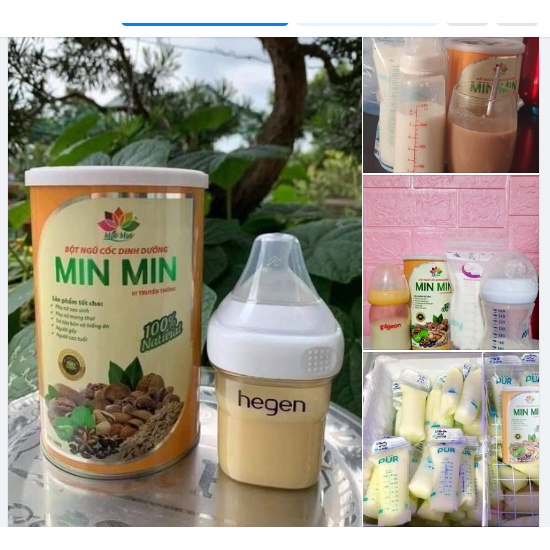 Ngũ Cốc Lợi Sữa Min Min 500g loại Hạt mẫu mới - Bột Ngũ Cốc Lợi Sữa MinMin chính hãng