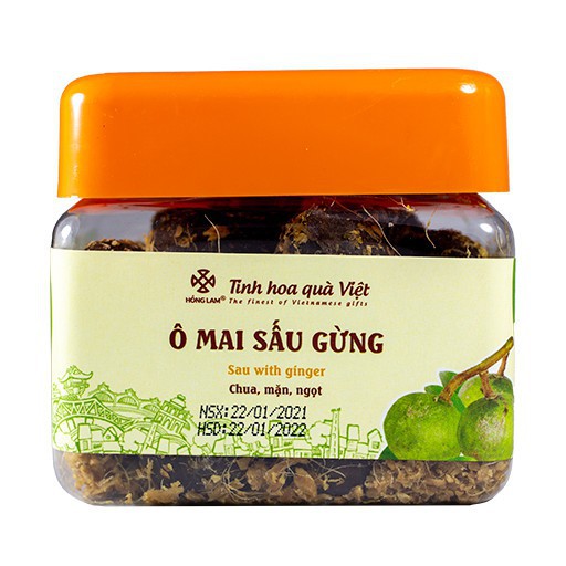 Ô MAI SẤU GỪNG HỒNG LAM CHUA MẶN NGỌT