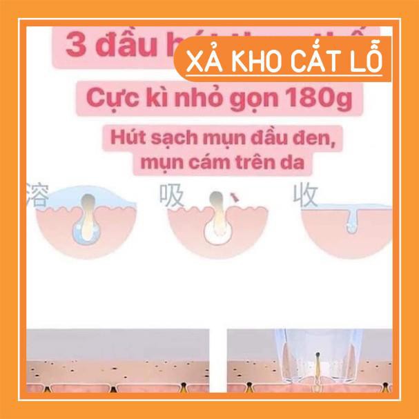 [ RẺ VÔ ĐỊCH] MÁY HÚT MỤN MINI CẦM TAY CAO CẤP 3 CHẾ ĐỘ HÚT, SẠCH MỤN CÁM, MỤN ĐẦU ĐEN, LÀM SẠCH LỖ CHÂN LÔNG | BigBuy360 - bigbuy360.vn