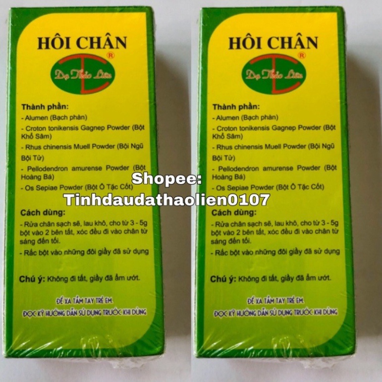 SP chính hãng Hôi chân Dạ Thảo Liên khắc tinh của hôi chân Phát hiện hàng nhái đền gấp đôi tiền.