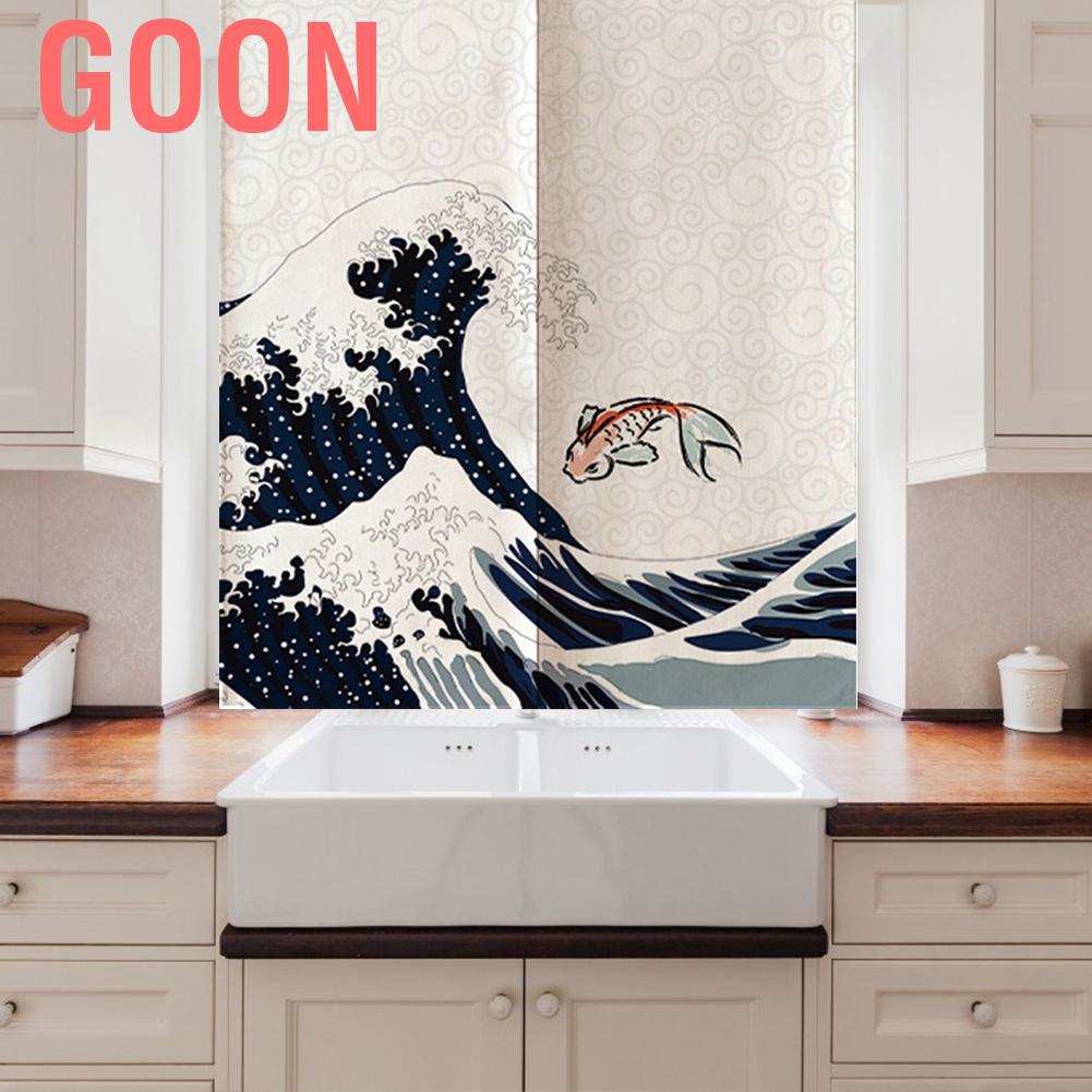 GOON Rèm Cửa Trang Trí Phong Cách Nhật Bản 85x120cm