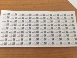 Combo 1000 tem niêm phong 2x1cm