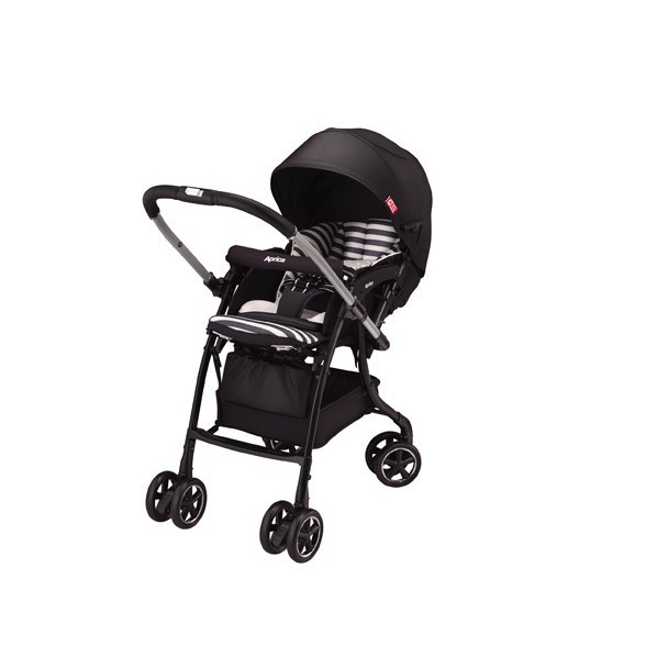 [Mã MKBC13 giảm 80k đơn 1 triệu] Xe đẩy trẻ em Aprica Luxuna Dual CTS Coordy Black