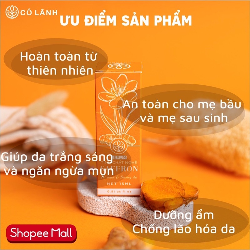 Serum tinh chất nghệ saffron