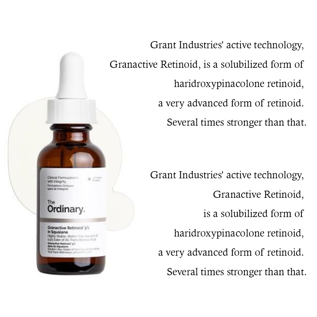 Tinh chất chăm sóc da The Ordinary Granactive 5% Squalane Retinoid 30ml Hàn Quốc