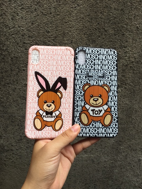 Ốp lưng Vali moschino iPhone X/ XS/ XS Max siêu đáng yêu