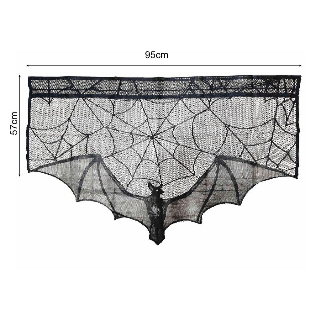 (livecity.2) Rèm Cửa Sổ Bằng Polyester Mềm Mại Thoáng Khí Chủ Đề Halloween Có Thể Giặt Rửa Và Tái Sử Dụng