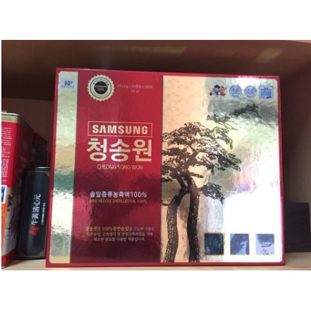 [HÀNG MỚI VỀ] Tinh dầu thông đỏ Samsung CheongSongWon Premium Hàn Quốc, Hộp 180 viên