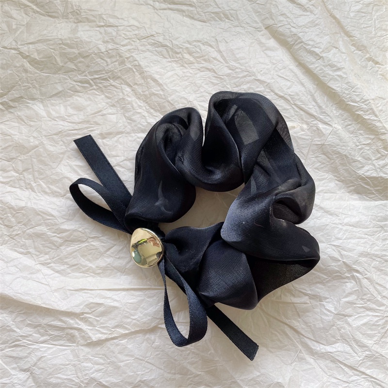 Dây Buộc Tóc Voan Đính Nơ Sang Trọng Nữ Tính