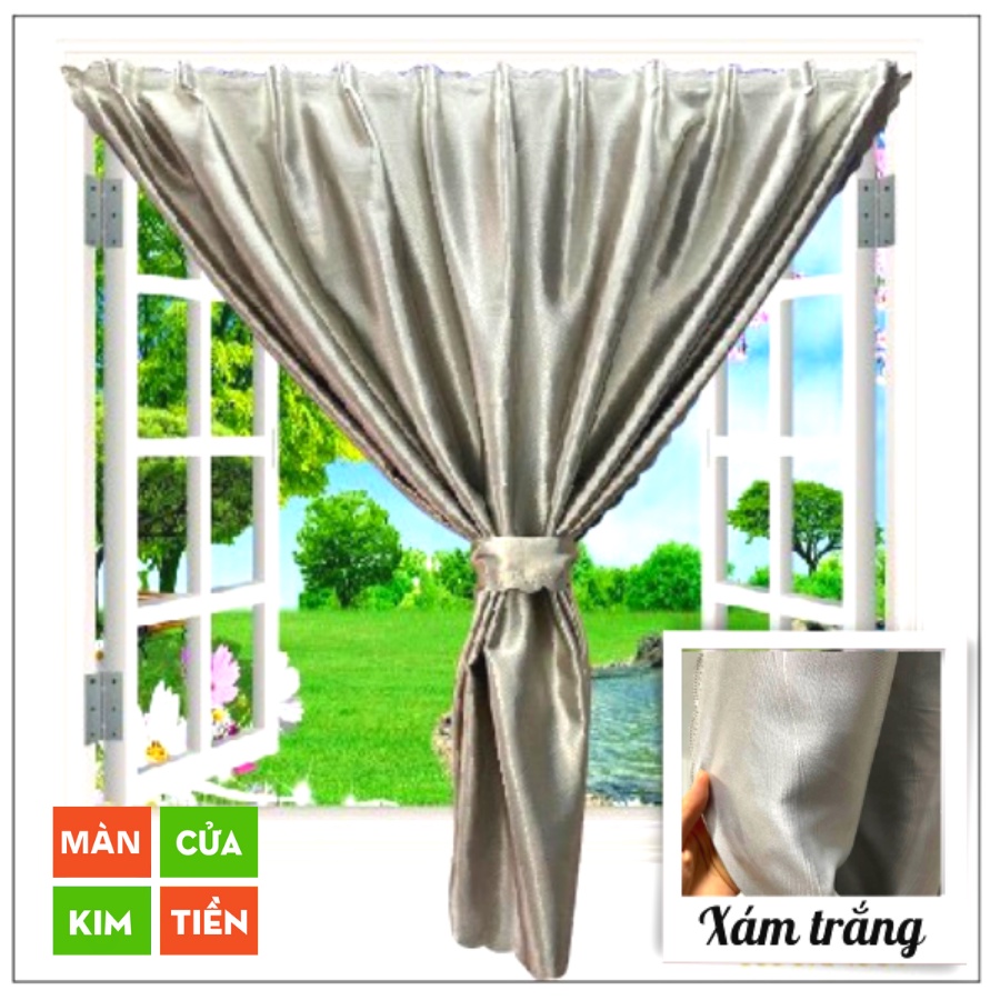 Rèm Dán Cửa Sổ Màu Xám Bền Đẹp Sang Chảnh Chống Nắng Tốt