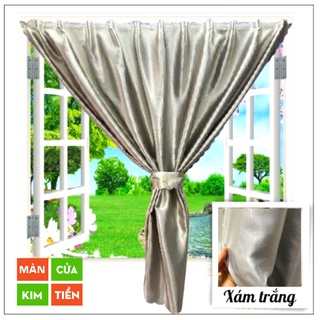 Rèm Dán Cửa Sổ Màu Xám Bền Đẹp Sang Chảnh Chống Nắng Tốt