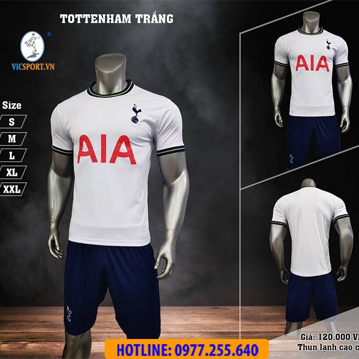 Áo Bóng Đá, Quần Áo Đá Banh Thun Lạnh CLB TOTTENHAM 2022-2023 - Vicsport