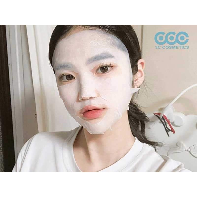 Mặt nạ viên nén cotton- Mặt nạ nén du lịch- Mặt nạ nén tiện dụng Miniso- 1 viên giấy nén mặt nạ