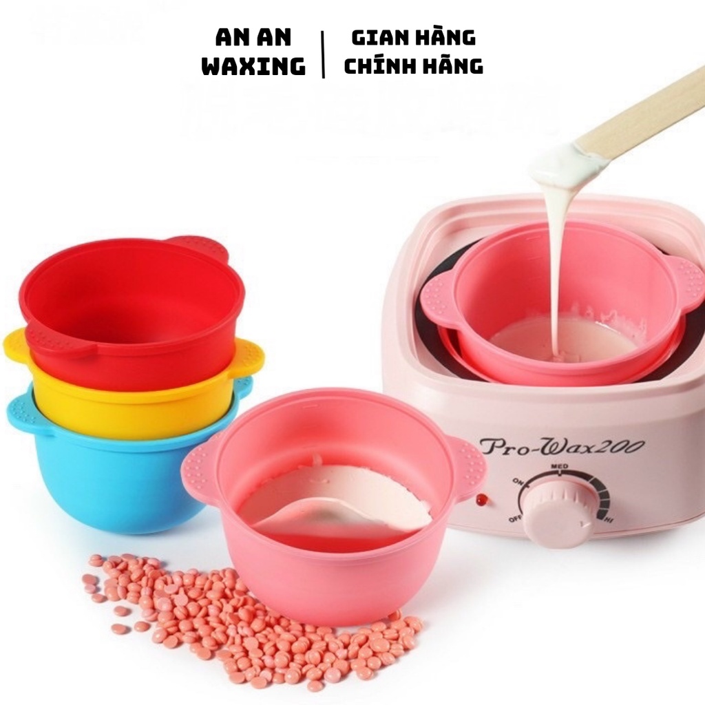 Nồi nấu sáp wax lông, máy nấu sáp wax triệt lông tại nhà,SPA loại nồi PRO100, PRO200, Nồi chống dính- Tặng kèm que gỗ