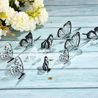 Miếng Dán Tường Trang Trí Hình Bướm 3d Jp7