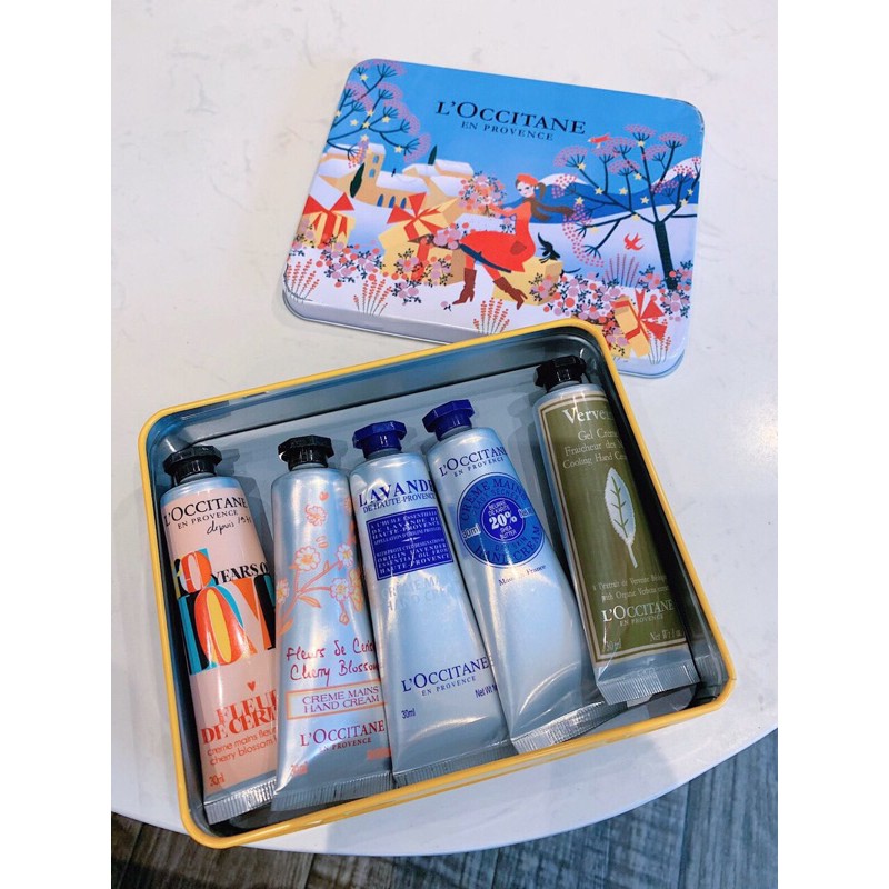 Set 5 tuýp kem dưỡng da tay hộp thiếc [ FULL HỘP + TÚI GIẤY SIÊU SANG ] | BigBuy360 - bigbuy360.vn