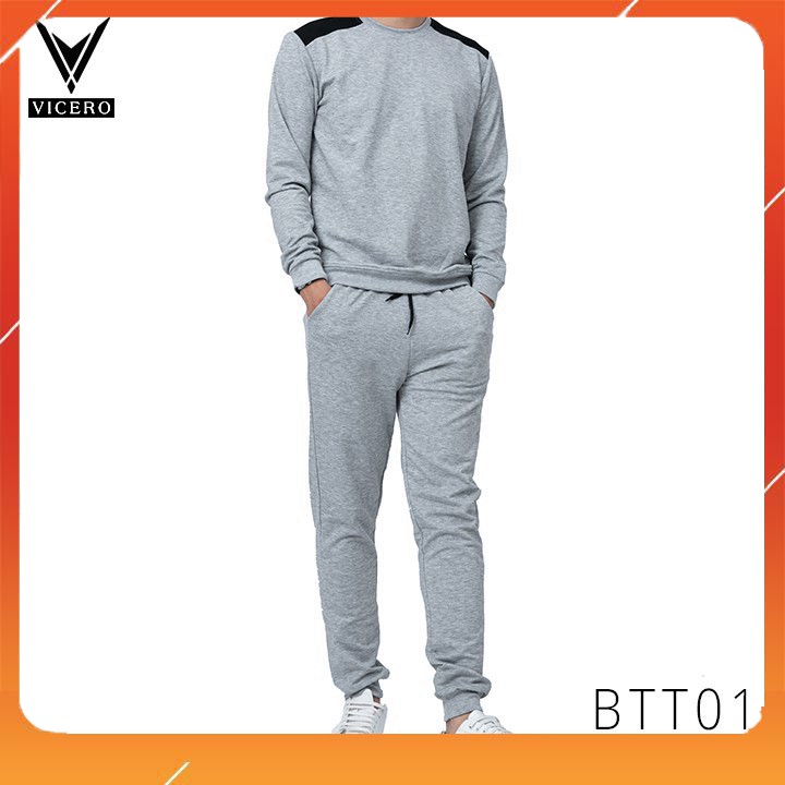 Bộ Đồ Thể Thao Nam VICERO Chất Cotton Không Xù Không Phai á2 . ⛑