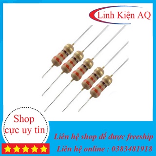 Điện trở 1/4W các loại 100 220 300 330 1k2 2k2 4k7 10k (20 con)