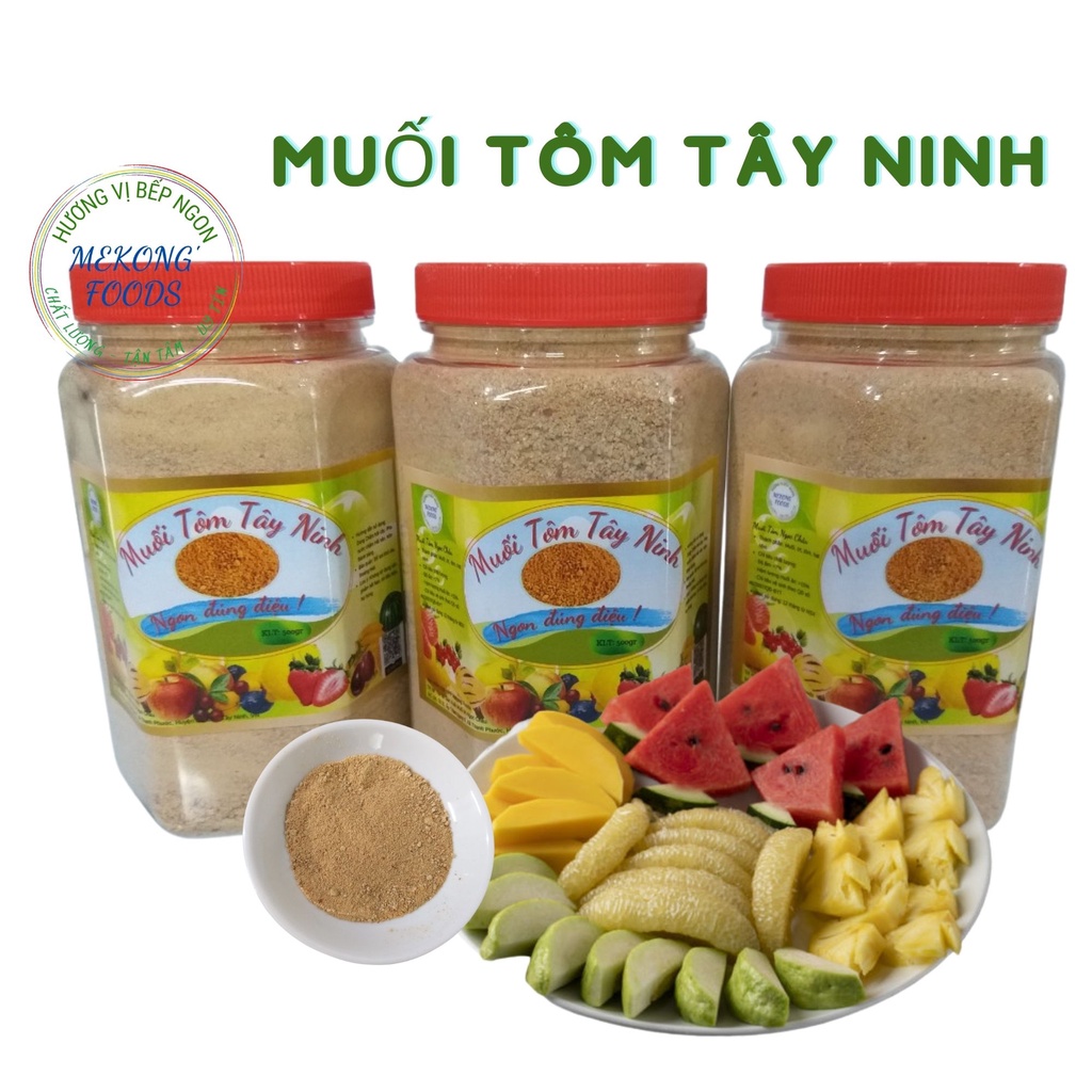 Muối Tôm Nhuyễn/HẠT Loại 1 Siêu Ngon hủ 500gr