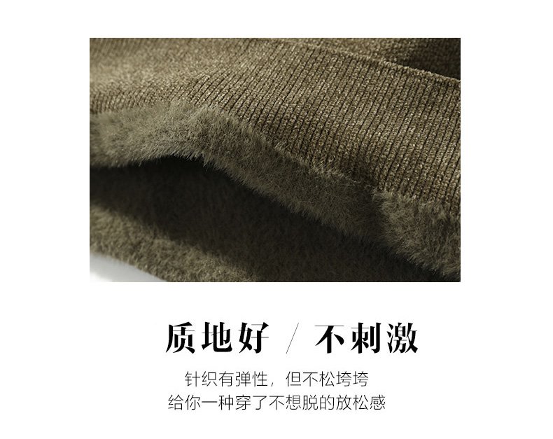 Áo sweater lông cừu lót nhung cổ lọ thời trang 2020 trẻ trung cho nam | BigBuy360 - bigbuy360.vn