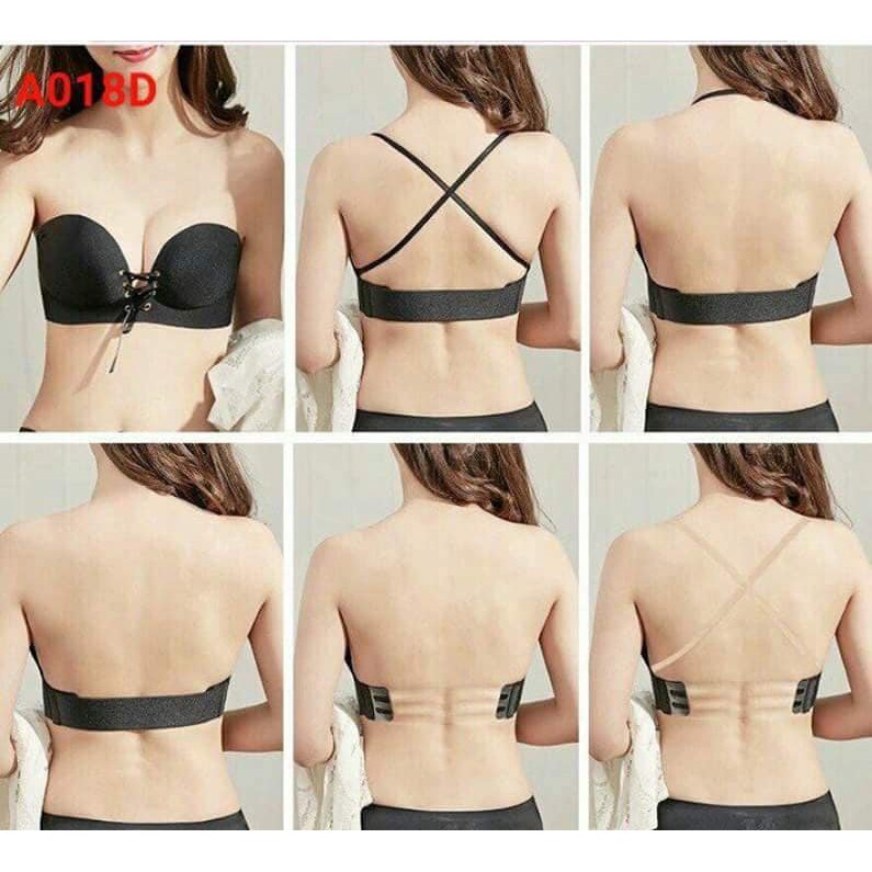 Áo ngực dây rút bàn tay siêu nâng đẩy tạo khe thần thánh, màu da | BigBuy360 - bigbuy360.vn