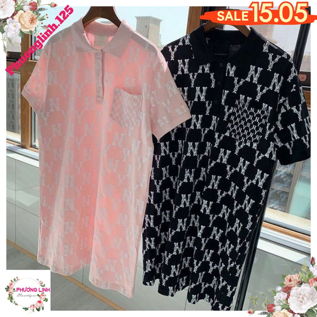 VÁY POLO CỔ BẺ 2M NHIỀU CHỮ NT CHO NỮ | BigBuy360 - bigbuy360.vn