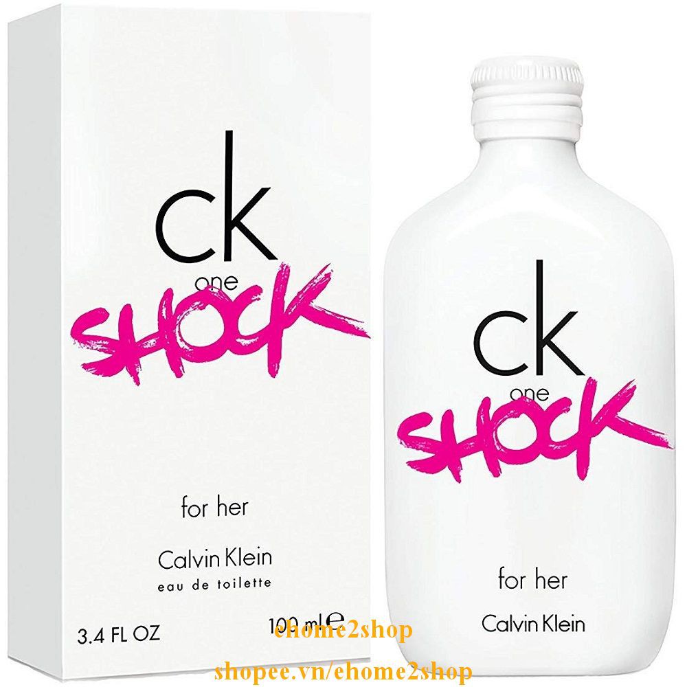 Nước Hoa Unisex (Nam Nữ) 100ml Calvin Klein Ck One Shock For Her shopee.vn/ehome2shop.