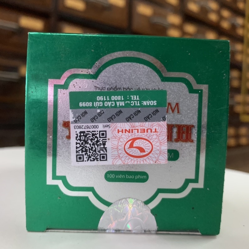 Giảo Cổ Lam Tuệ Linh - gan máu nhiễm mỡ - 100 viên