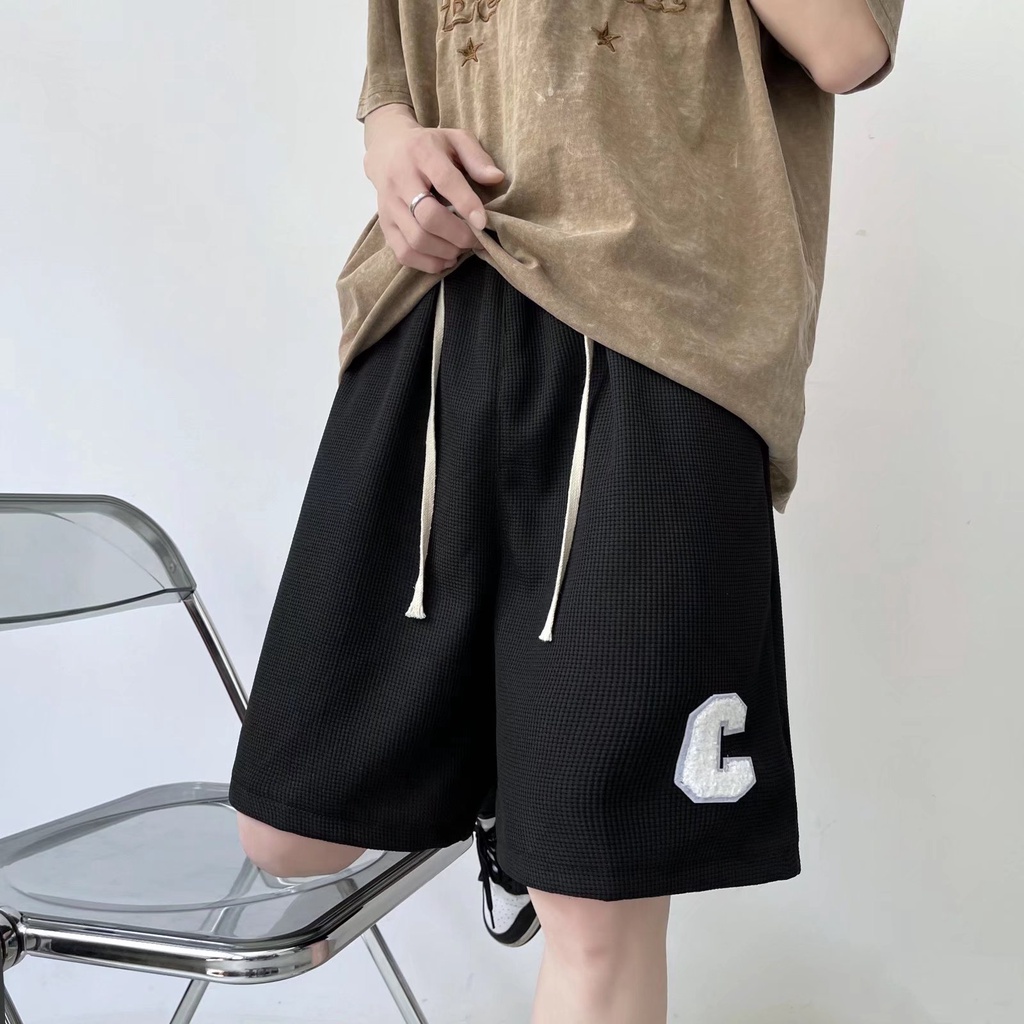 Quần Short Thể Thao Ống Rộng Lưng Thun Thoải Mái Thời Trang Cho Nam size M-3XL