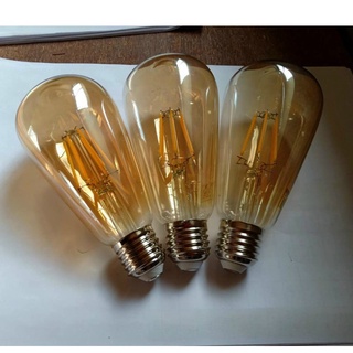 Bóng đèn led edison st64 3 màu vàng, xanh lá, xanh dương đui e27