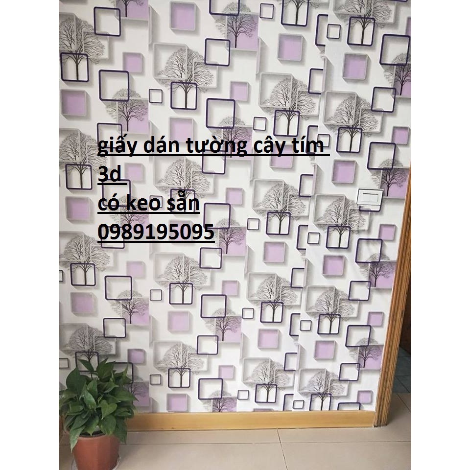 CUỘN 10M GIẤY DÁN TƯỜNG CÓ KEO SẴN 3D