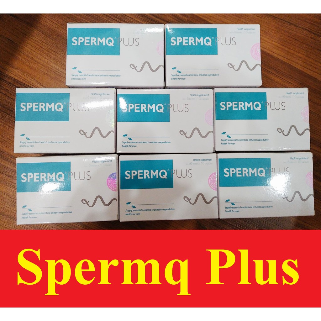 Spermq Plus hộp 60 viên hỗ trợ sinh sản và sinh lý nam