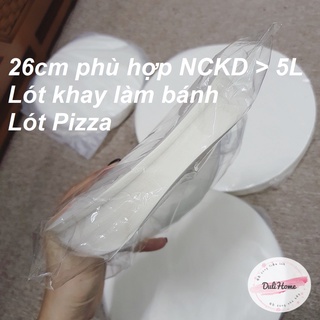 Giấy nến lót nồi chiên không dầu, hấp nướng bánh, chống dính