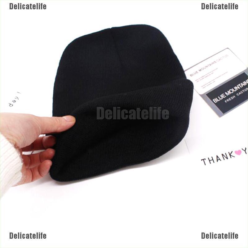 Mũ beanie dệt kim phong cách unisex hình kpop bigbang GD