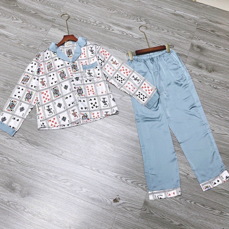 BỘ ĐỒ NGỦ, PIJAMA 💘 SANG CHẢNH 💘 Đồ bộ ngủ lụa gấm cao cấp mềm mịn, không xù, hoạ tiết sang chảnh. | BigBuy360 - bigbuy360.vn