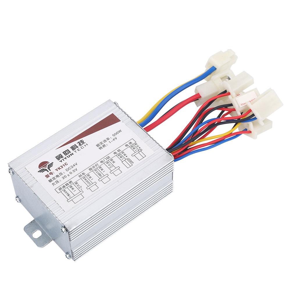 24V 500W Motor Brushed Controller Box for Scooter E-bike