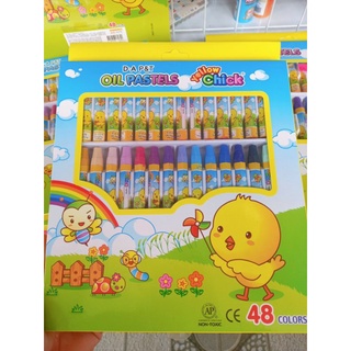 Sáp màu dầu con gà 12 màu, 18 màu, 24 màu, 36 màu, 48 màu đông a p&t, oil pastels, sáp màu xịn chính hãng hàn quốc