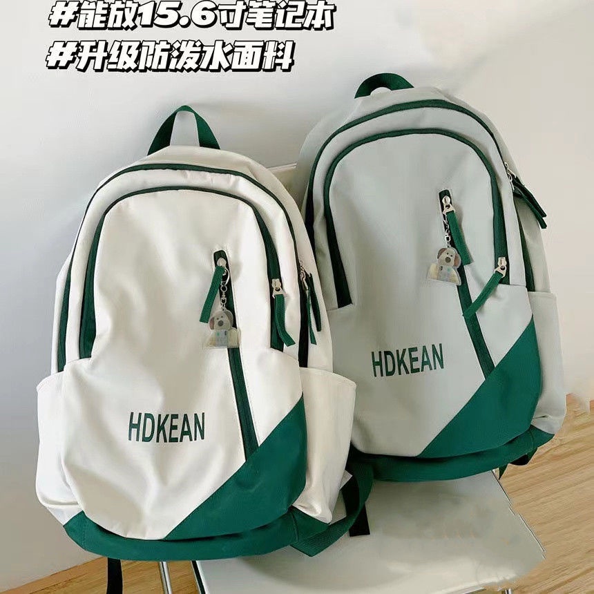 Ba Lô Đi Học Chống Thấm Nước Kích Cỡ Lớn Đơn Giản Xinh Xắn