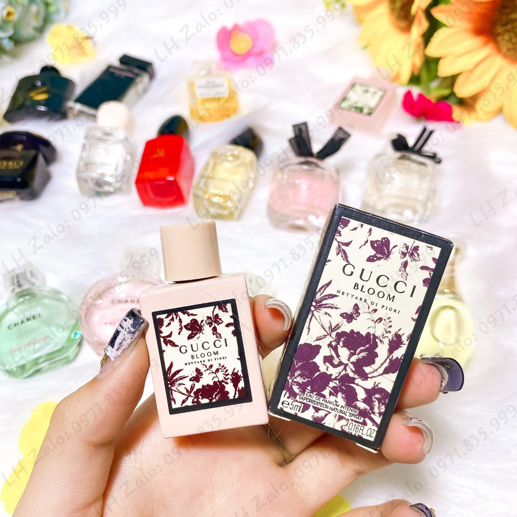 [ 𝗖𝗵𝗶́𝗻𝗵 𝗛𝗮̃𝗻𝗴 ] Nước Hoa Mini Gucci Bloom, Nước Hoa Nữ Chính Hãng | Thế Giới Skin Care