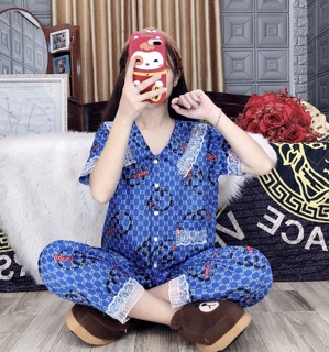 Bộ kate thái phối ren 120k/1b