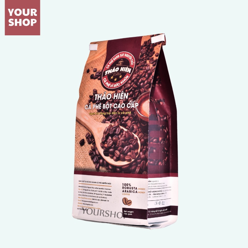 Cà Phê Rang Mộc Thảo Hiên - Phối Arabica &amp; Robusta - Pha Phin- Coffee Blend Nguyên chất - Yourshop