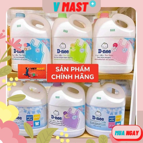 Nước giặt quần áo em bé Dnee 3000ml (Chính hãng có tem Đại Thịnh) Xuất sắc