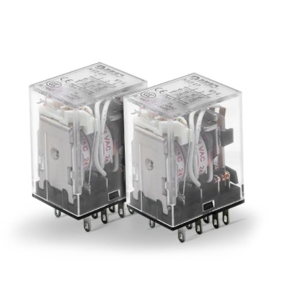 20 cái Rơ Le Trung Gian, Relay Kiếng 8; 11 và 14 Chân MY4N LY2N 24V, 220V,12V / Đế relay