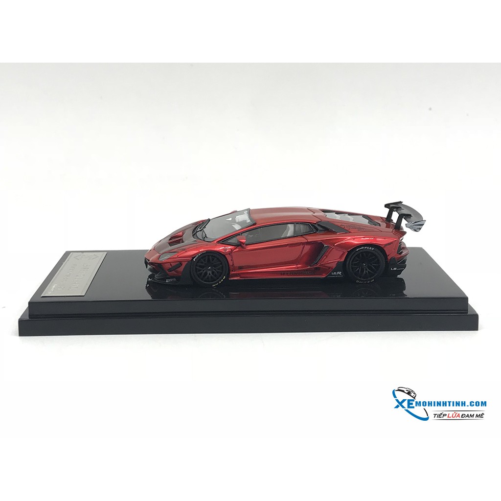 Xe Mô Hình Lamborghini Aventador LB Works 2.0 1:64 JEC ( Đỏ )