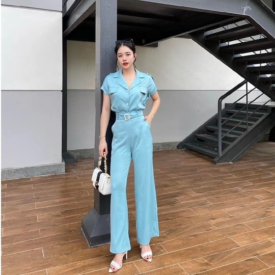 Set vest công sở set vest 3 món áo, quần suông và đai thiết kế cao cấp, trẻ trung năng động công sở