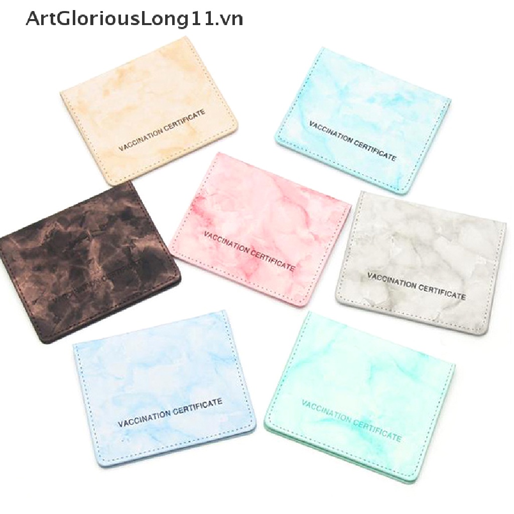 【ArtGloriousLong】 Vaccination Card Protector 4×3 Inches Immunization Record Vaccine Cards Holder .