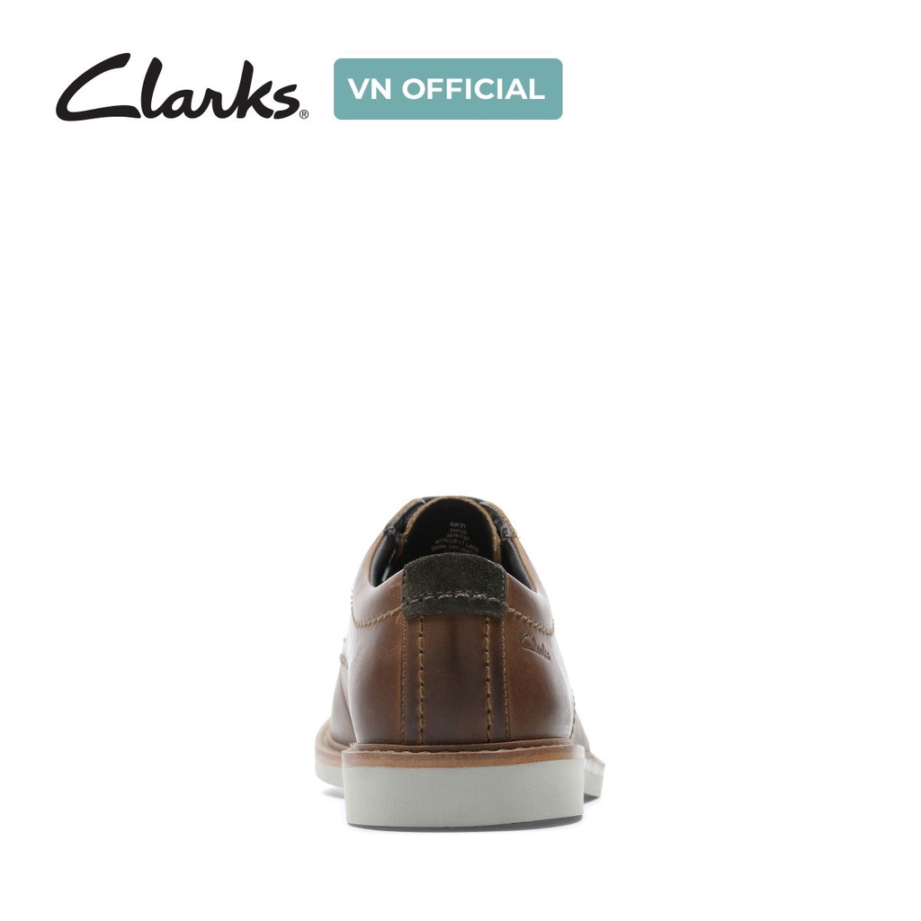 Giày Da Nam CLARKS Atticus LTLace màu nâu