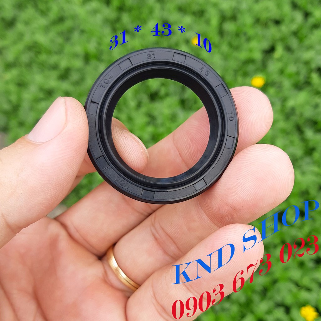 Phớt che bụi giảm sóc trước VC 31*43 phuộc trước Lead, SCR, Winner, SH Mode, PCX,... phụ tùng xe loại vòng đệm cao su